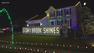 A WNY neighborhood is spreading holiday cheer and raising money for local charities