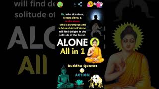 Buddha Quotes 164 ALone All in one #shorts