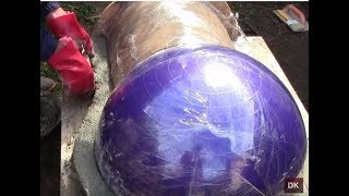 How to build a wood fired pizza oven using Pilates Ball DIY