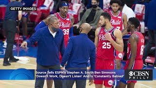 Source Tells ESPN's Stephen A. Smith Ben Simmons 'Doesn't Work, Doesn't Listen' And Is 'Constantly B