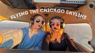 Flying the Chicago Skyline at sunset + dinner at 05C