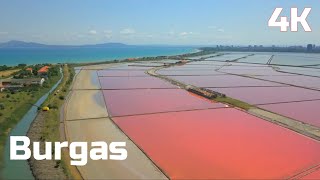 Burgas  Bulgaria - virtual tour [4K] Бургас - въздушни кадри