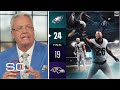 Super Bowl for Eagles! - Rex Ryan GOES CRAZY Eagles use running game to beat Lamar & Ravens 24-19