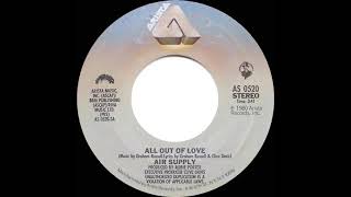 Air Supply All Out Of Love 1980