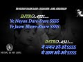 Ye Nayan Dare Dare Karaoke With Scrolling Lyrics Eng. & हिंदी