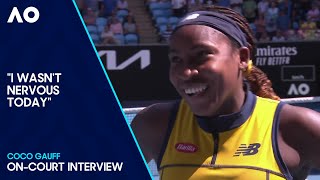 Coco Gauff On-Court Interview | Australian Open 2024 Second Round
