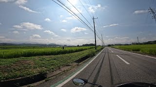 ZX-14Rで山梨県道616号・北下條から島上条へ