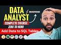 Data Analyst Tutorial #16 SQL INSERT Command Explained with Example | Add Data to Tables in SQL