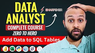 Data Analyst Tutorial #16 SQL INSERT Command Explained with Example | Add Data to Tables in SQL