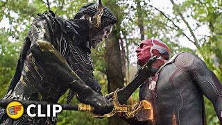Vision & Captain America vs Corvus Glaive | Avengers Infinity War (2018) IMAX Mo