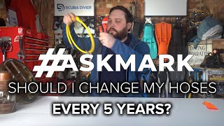 Should I Change My Regulator Hoses Every 5 Years? #askmark #scuba