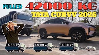 tata curvv 2025 || tata curvv pulled 42 tonn truck || tata curvve new model 2025 #tatacurvv2025