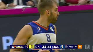 AdmiralBet ABA League 2024/25 highlights, Round 14: Split – Mornar-Barsko zlato (27.12.2024)