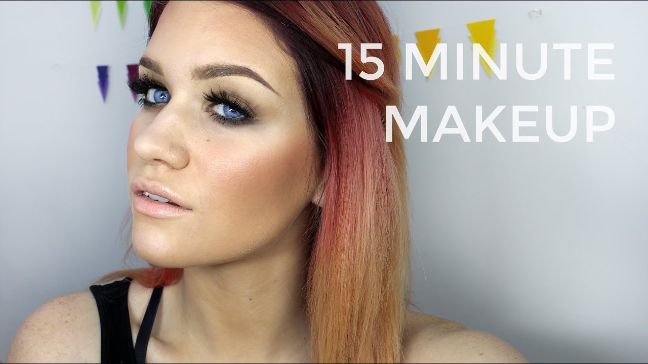 15 Minute Makeup Tutorial Youtube
