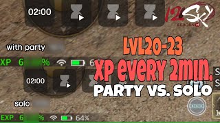 🔴 HOW TO LEVEL UP FAST Lvl20-23 party vs. solo 12SKY REBORN