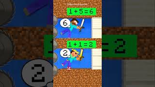 HELP Poor Herobrine and Rich Noob Save from Spike in WATER Never Give Up Mining Challenge #fyp