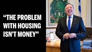 Quebec budget: After criticism from Valérie Plante, Legault defends funding for housing