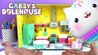 Crafting a Mini Cakey’s Kitchen! | GABBY'S DOLLHOUSE