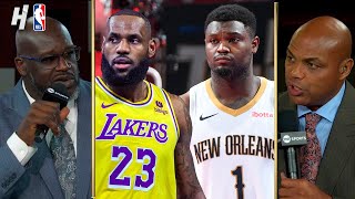 Inside the NBA reacts to Pelicans vs Lakers Semis Highlights, Discusses Zion Performance Tonight