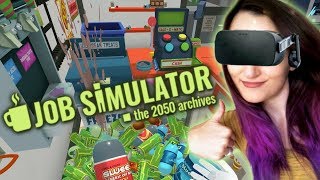 How To Be The GREATEST Store Clerk EVER!! | Job Simulator VR #1