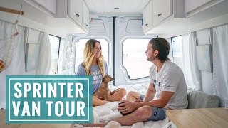 Van Life Tour: Sprinter Van Conversion Tour | DIY Sprinter Van Shower
