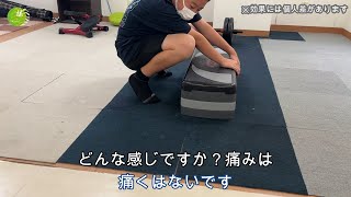 【オスグッド】（沖縄 那覇市 西武整骨院)県大会までに痛みなくプレーしたい【ゆらし療法】