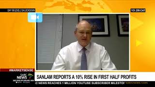 Sanlam reports a 10% rise in first half profits: Paul Hanratty