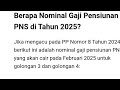 kabar kenaikan gaji pensiunan pns naik 5 7 persen