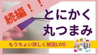 丸つまみ続編！9/2YouTubeライブ #つまみ細工