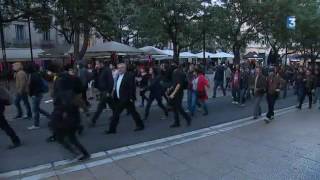 Montpellier : manifestation des anarchistes