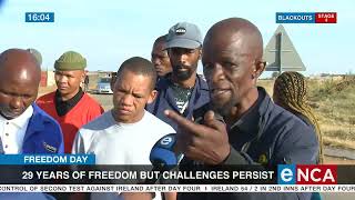 Freedom Day | Klerksdorp residents demand services