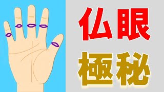 【手相占い】誰も知らない仏眼の真実…親指以外の仏眼も？！水森太陽が徹底解説！