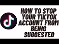 how to stop contacts from finding you on tiktok,how to Stop Your TikTok Account from Being Suggested