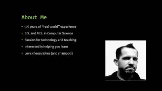 Introduction to Cylon.js - Module 1 - Lesson 1: Course Overview