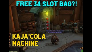 Free 34 Slot Bag in The Ringing Deeps?! Kaja'Cola Machine Location and Solution