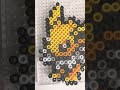 making jolteon out of perler beads