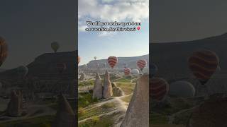 Hot Air Balloon Flight Over Cappadocia, Turkey #travel #turkey #cappadocia #hotairballoon #türkiye