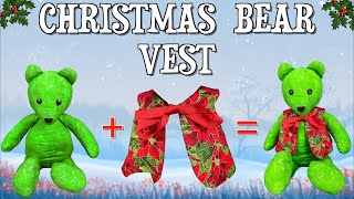 Christmas Bear Vest | The Sewing Room Channel
