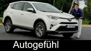 Toyota RAV4 Hybrid FULL REVIEW test driven Facelift 2016 - Autogefühl