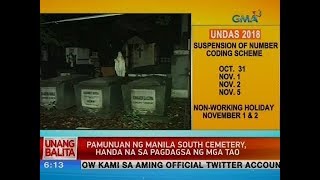 UB: Pamunuan ng Manila South Cemetery, handa na sa pagdagsa ng mga tao