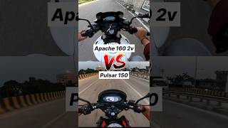 Apache 160 2V vs Pulsar 150 🔥 Gear Challenge #shorts #pulsar150