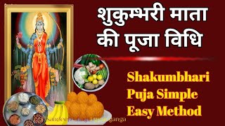 शुकुम्भरी माता पूजा विधि | घर पर करें शुकुम्भरी माता की पूजा | Shakumbhari Mata Puja Vidhi at Home