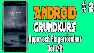 Android skolning appar & fingerrörelser (Del 1/2)