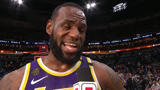 LeBron James Postgame Interview - Lakers vs Pelicans | March 1, 2020