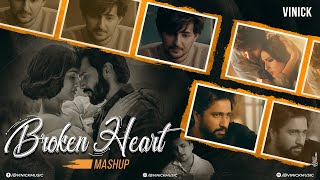 Broken Heart Mashup | Vinick | Bana Sharabi | Mehrama | Sad Lofi Songs [Bollywood Lofi]