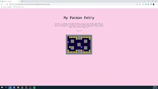 Simple Pacman Game | JavaScript