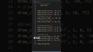 Draw a Snowman Design using python turtle!βππ #python #shorts