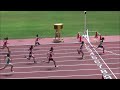 230702 通信大会 1年女子100m準決 2組