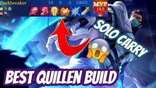 QUILLEN BEST BUILD FOR SOLO CARRY | AoV | 傳說對決 | RoV | Liên Quân Mobile | 펜타스톰