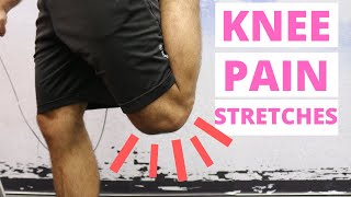 Knee Pain Stretch for Front of Knee (Patellofemoral Syndrome Treatment)